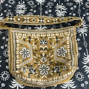 Free People: Vic Velvet Slouchy Bag